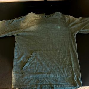 North Face hooded shirt M